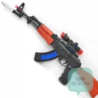 HV329 Mainan pistol tembakan AK 47 untuk anak