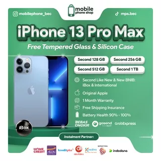 IPHONE 13 PRO MAX 128 256 512 GB 1 TB - SECOND 99% LIKE NEW - IBOX / INTER