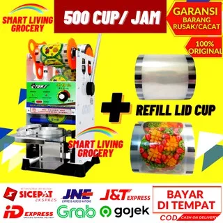 MESIN CUP SEALER ETON D1 Machine Press Gelas Plastik Eton D-1 Murah Press Kemasan Cup Plastik 22 Oz