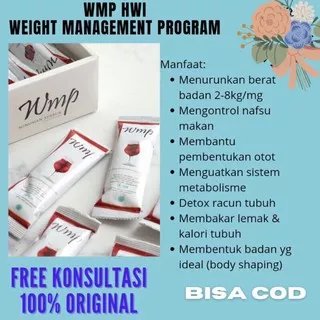 WMP (WEIGHT MANAGEMENT PROGRAM) DIET PRODUK HWI /WMP ORIGINAL HERBAL UNTUK DIET MURAH DAN ASLI 100%