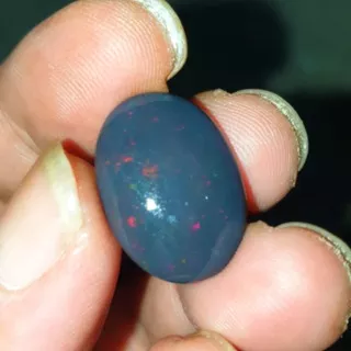 batu kalimaya black opal translucent jumbo banten asli