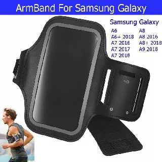 Samsung Galaxy A6 A7 A8 Plus A6+ A8+ 2016 2017 2018 Arm Band Armband Sarung Case Lengan Lari Jogging