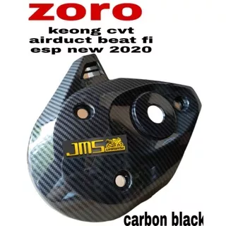 cover tutup carbon beat 2020 cvt sambungan keong/cvt kipas cover knalpot filter hawa beat esp fi 2020 new dan scoopy new genio beat street 2020 zoro