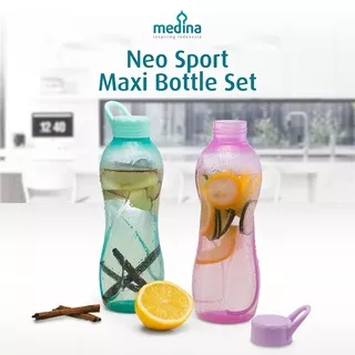 Medina Neo Sports Maxi Bottle Set - botol minum 800 ML