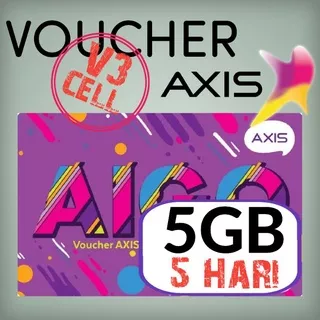Voucher Axis/Aigo 5 GB 5 Hari