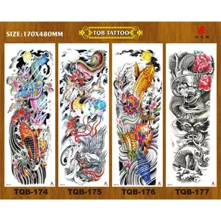 [ COD ] Tatto Temporary Tato Full Tangan Atau Full Hand Tato Warna Motif Terbaru 2021