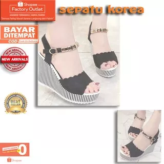 Sendal Widges Untuk Pesta Wanita Dewasa Sandal Weges Kondangan Ibu Wejes Jepit Elegan Sedal Wedges Perempuan Wdges Japit Cewek Remaja Korea Kekinian Premium Model Terbaru Ukuran 37 - 40 MRJH87