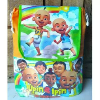 TAS GENDONG KARAKTER KARTUN UPIN IPIN | GOODIE BAG LUCU | TAS SOUVENIR UNIK DAN MURAH | TAS ULTAH