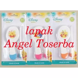 Sisir bayi disney isi 2 sisir pooh sisir halus kiddy sisir bayi