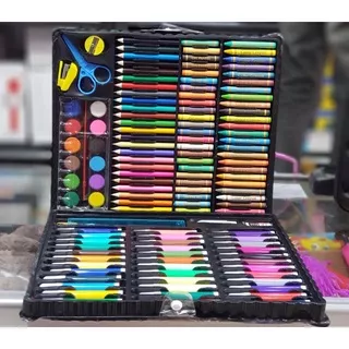 Crayon Set (150pcs) Krayon Pensil Warna Pastel Spidol Cat Warna Alat Tulis Sekolah Set Pelengkapan Mewarnai Art Set Pastel Mewarnai