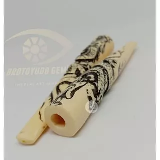 PIPA ROKOK MOTIF GADING GAJAH UKIR NAGA BARONG