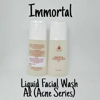 IMMORTAL Liquid Facial Wash AX (Acne Series)