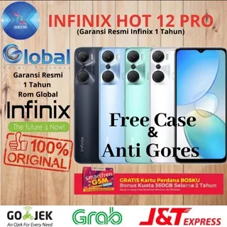 Infinix Hot 12 Pro NFC Ram 8GB Rom 128GB 8/128GB Garansi Resmi Infinix 1 Tahun