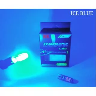 LAMPU SENJA LED T10 ICE BLUE SUPERBRIGHT LUMINOS | LAMPU SENJA W5W BIRU MUDA | LAMPU SENJA ICED BLUE