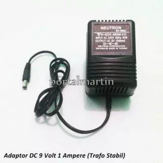 Adaptor DC 9 Volt 1 Ampere 9V 1A Trafo Stabil