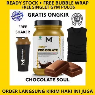 M1 Gold Series Muscle First Pro Isolate Whey Protein 2 lbs 2lbs 900gr 900 gram 25 serving HALAL ORIGINAL BPOM Whey Isolet Isolat Suplemen Fitness