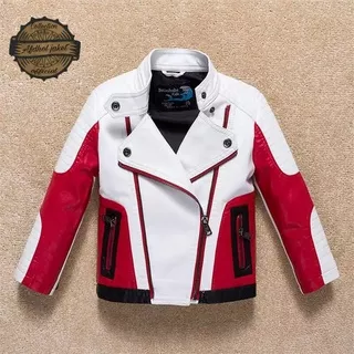 JAKET KULIT ANAK LAKI LAKI/JAKET KULIT ANAK PRIA/JAKET KULIT SINTETIS