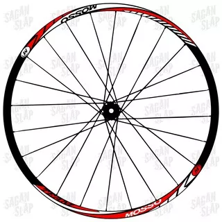 Sticker Rims MOSSO Lebar Stiker 2cm  Decal rim mtb downhill roadbike 26 27.5 29 700c