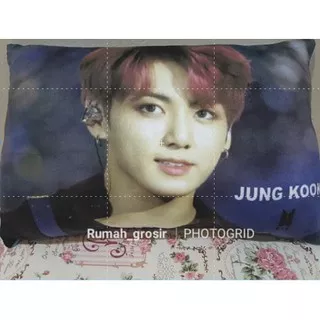 Bantal Boneka Jungkook BTS BT21 KPOP Persegi