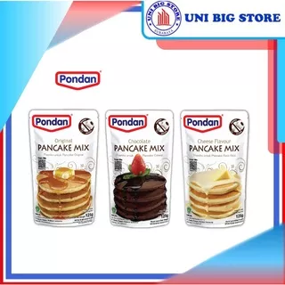 Pondan Pancake Mix Original Cheese Keju Chocolate Coklat Tepung Kue 125 gr