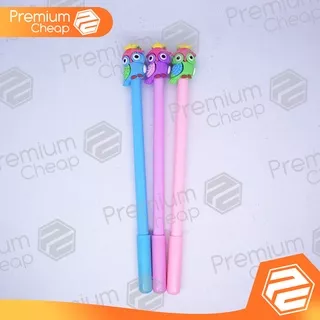 [12 PCS] Pen Kepala Karet Burung Hantu OWL Pulpen