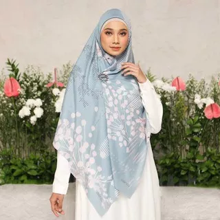 KERUDUNG DEENAY ORI ZAHRA SYARI SERIES Hijab Jilbab Segiempat Jumbo Voal Motif Denay Terbaru Premium