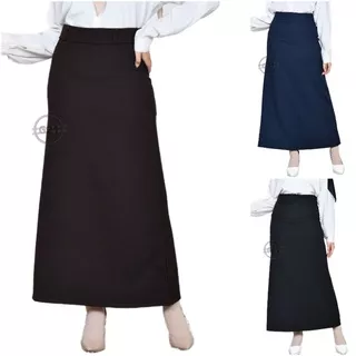 Rok Kerja Wanita Panjang Rok Hitam Panjang Span A Line Skirt Payung Standar dan Jumbo Big Size Rok Sepan Kantor Hitam Polos Formal Panjang Rok Kuliah Item Murah Rok Guru Muslim Panjang