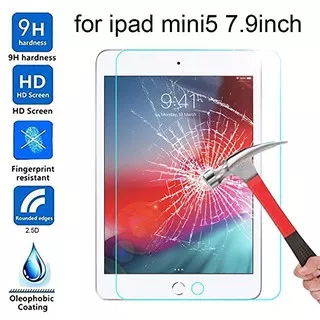 Tempered Glass Ipad Mini 4 / Ipad mini 5 - Anti Gores Kaca Std Tablet / Screen Protector