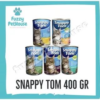 Snappy Tom 400g All Variant kaleng Wet food Cat food