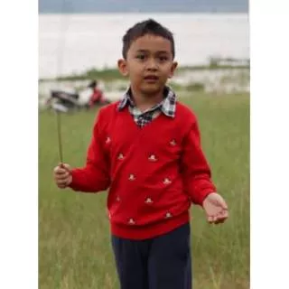 PR 65 sweater Kemeja Rajut Paul n Frank unisex 8-17thn