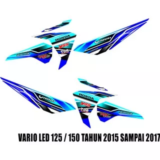 STRIPING MOTOR VARIO LED 125 / 150 STICKER VARIO TAHUN 2015 - 2017 STRIPING POLET