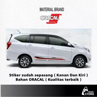 Cutting Stiker Setiker Mobil body pintu samping agya ayla calya sigra avanza xenia lis trd sportivo