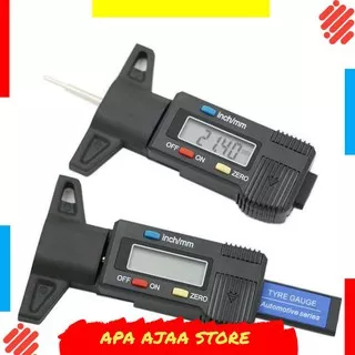 Paling Dicari ! GemRed Alat Ukur Kedalaman Ban Digital Tyre Tread Depth Gauge QST-601