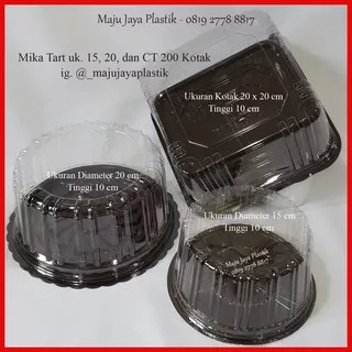 Mika Tart CT 15 20 cm/ mika kue/ mika tumpeng mini/ tumini/ mika tar/ kotak kue/ kotak mika / plastik mika