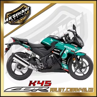 CBR LOKAL STICKER STRIPING CBR K45 - STIKER MOTOR CBR K45 LOKAL LIST VARIASI HOLOGRAM AR 01 PETRONAS