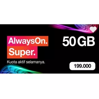 Paket Data 3 tri 50 GB aon 10 gb unlimited 33 gb terbaik termurah