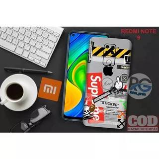 garskin hp REDMI NOTE 9 motif A 1-4 free custom motif via chat