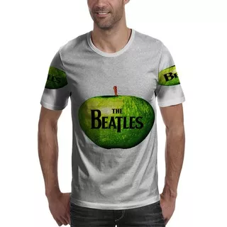 Kaos The.Beatles Apple Tshirt Unisex Bahan Polyester Jersey T-SHIRT Fullprint Tees Casual Fashion RARE T Shirt