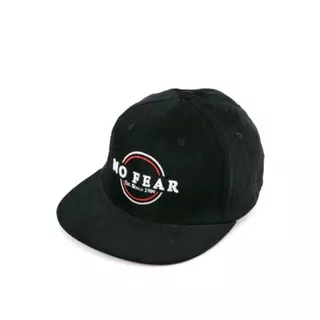 BNWT Topi Snapback Hat NO FEAR Original - HA8604BK