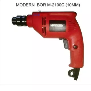 Modern M2100C / M 2100 C / M-2100C 10 mm Mesin Bor Tangan 10mm saklar Bolak Balik