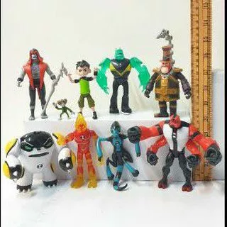 ACTION FIGURE BEN 10 SET ISI 8 PCS FIGUR BEN TEN