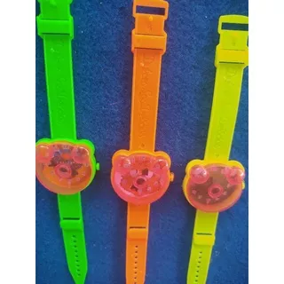 (JAM TANGAN PLASTIK) (HARGA /1PCS) mainan anak/mainan murah/mainan grosir/mainan jadul/mainan MINIATUR