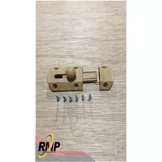 Grendel selot pintu PVC murah kuat / kunci / gembok / slot plastik wc RMP