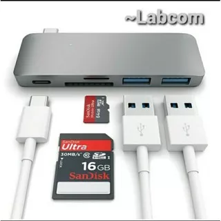 USB type C hub 5 in 1 Adapter Converter For Macbook Premium