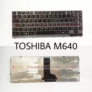 KEYBOARD TOSHIBA M640 M645 - Black