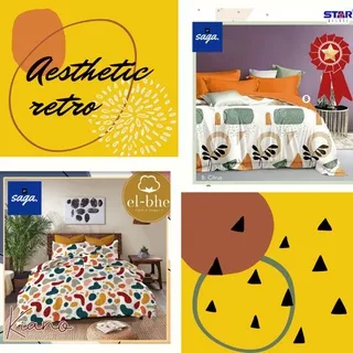 [st.saga] SPREI AESTHETIC RETRO/ SPREI HANDMADE MODEL AESTHETIC ABSTRAK