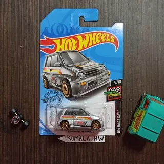 Hotwheels DISKON GILA Honda City Turbo II Silver Diecast