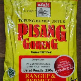 Tepung pisang goreng Adabi