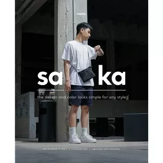 Marka Indonesia Sacoche Slingbag Saka Minimalis