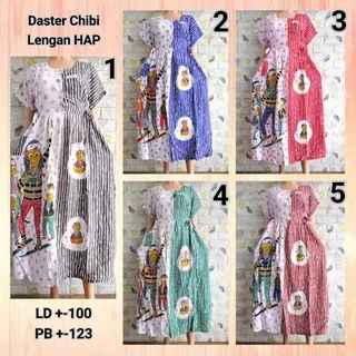 DASTER CHIBI LENGAN HAP RAYON ADEM BUSUI FRIENDLY INTAN + BU TEJO SKI